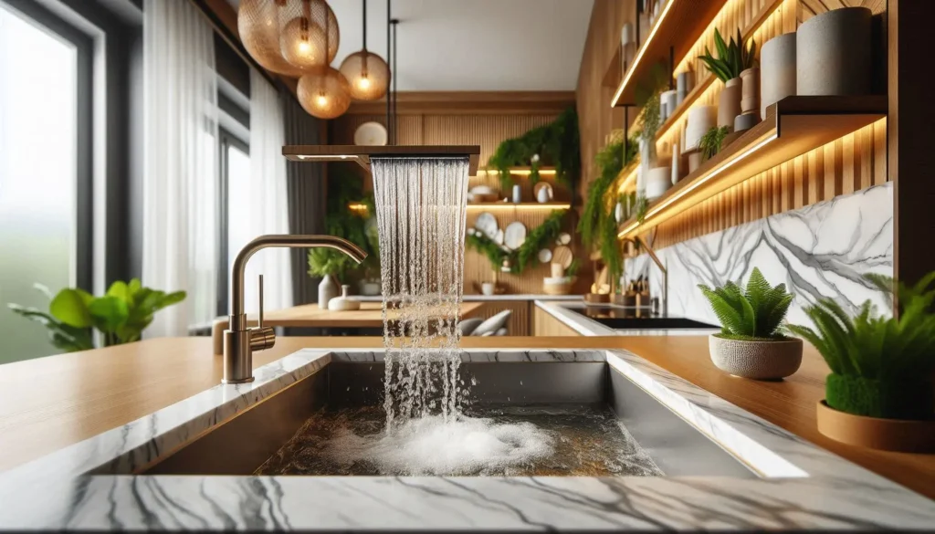 Upgrade Your Kitchen with a Waterfall Sink Style & Function